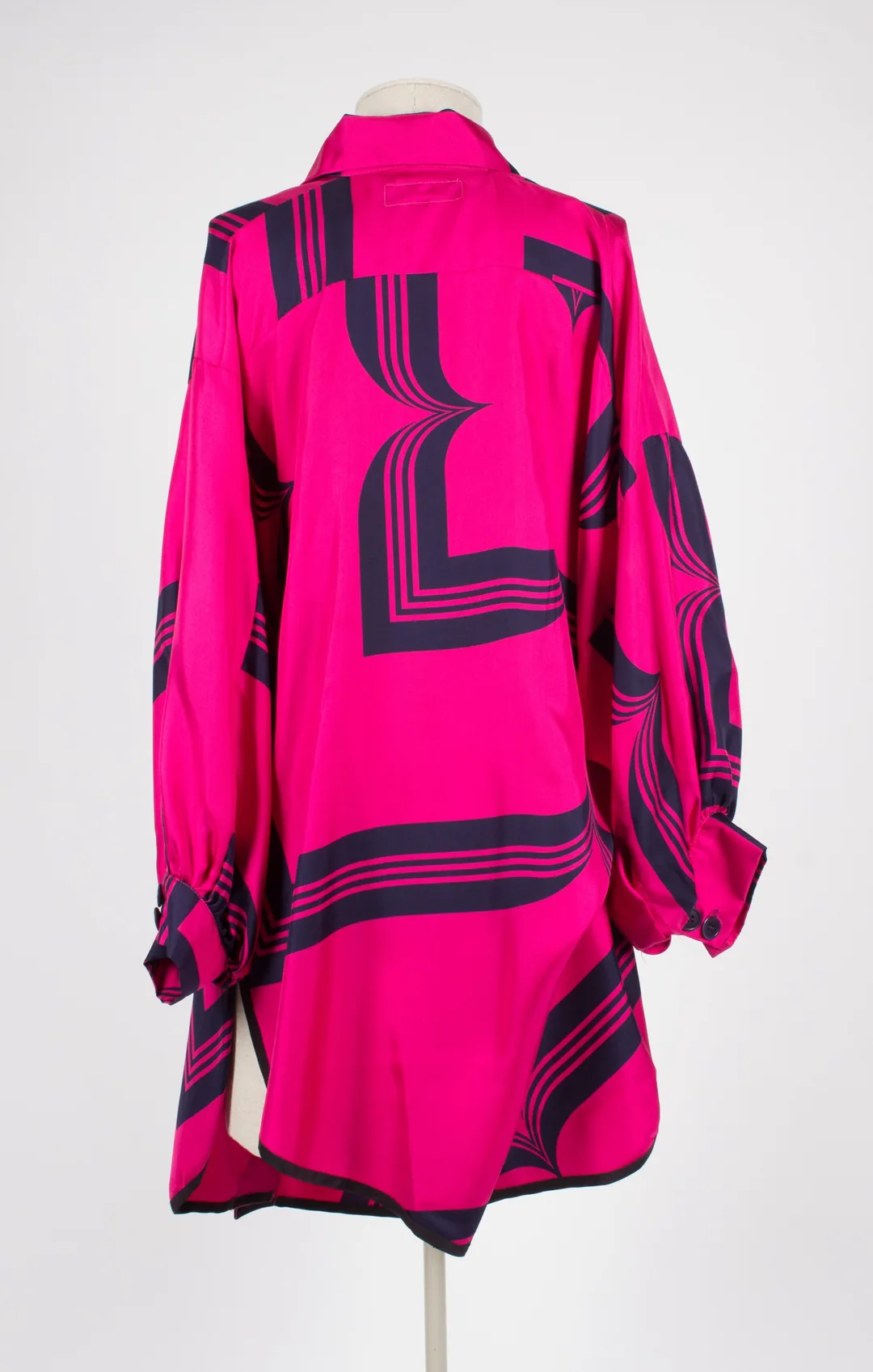 Fuchsia Graphic Shirt Dress thumbnail 2