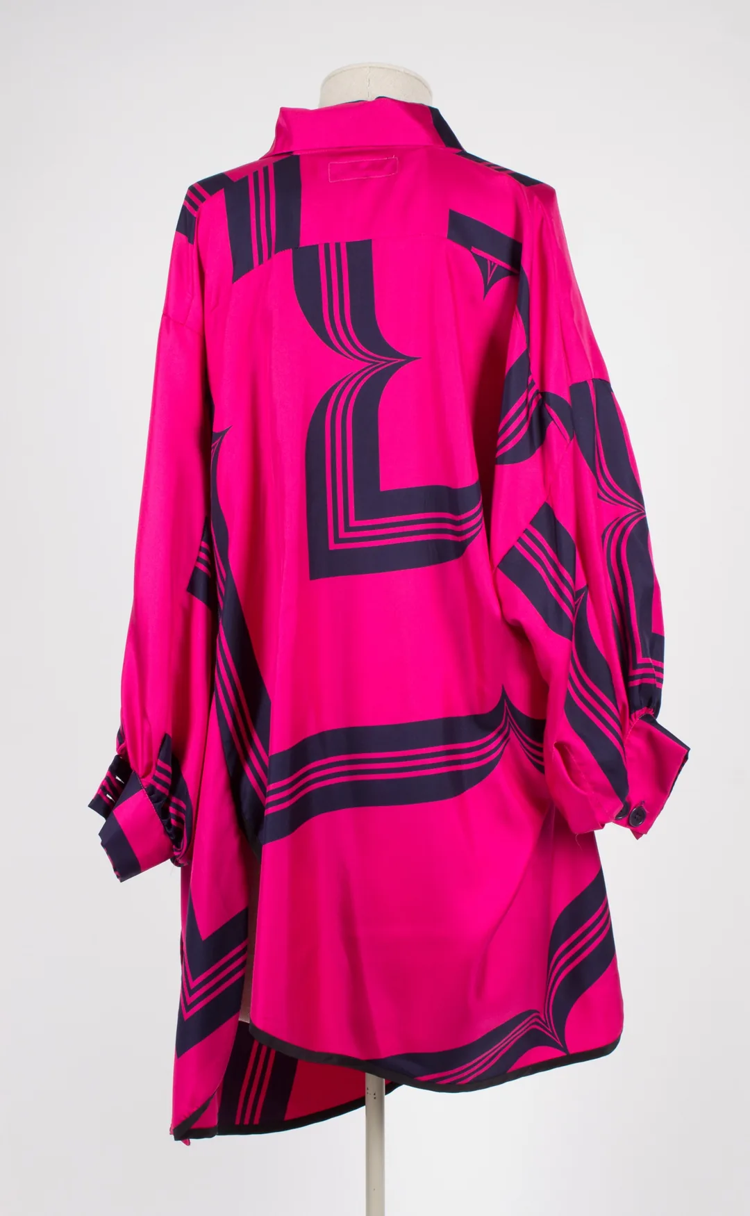 Fuchsia Graphic Shirt Dress thumbnail 4